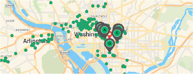 washington dc map