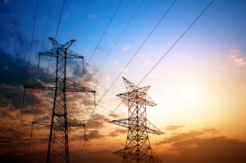 Power lines are maintained by utilities.