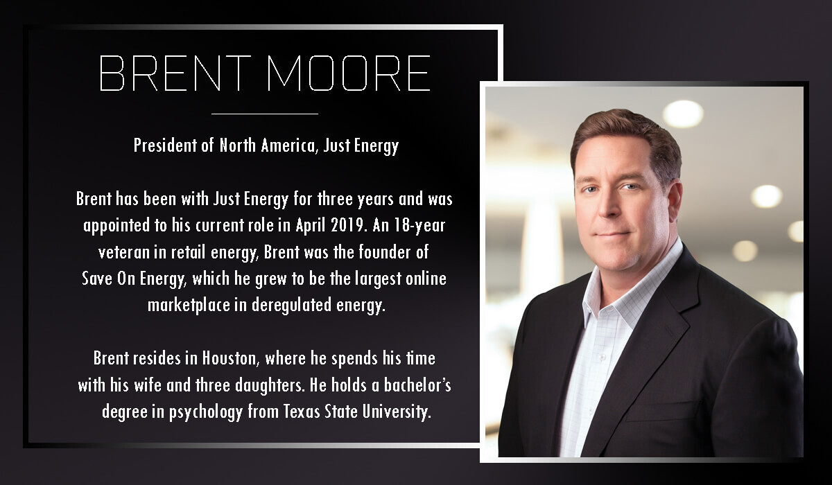 Brent Moore leads Just Energy's North American operations.